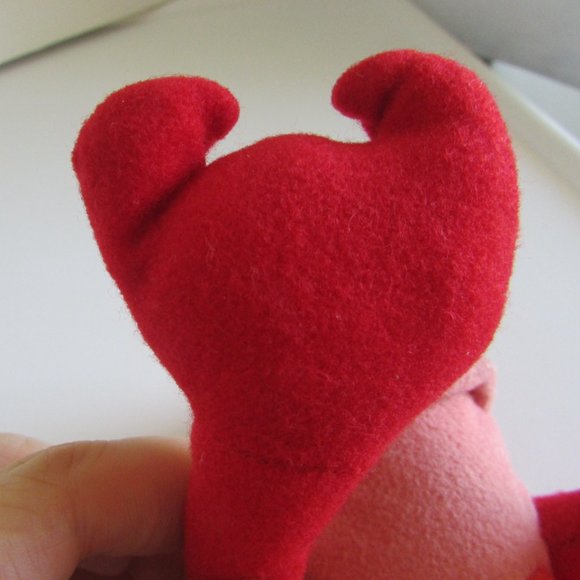 SABASTIAN CRAB Disney Little Mermaid Character 9.5" Long STUFFED ANIMAL Plush - Picture 7 of 14